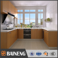 U shape melamine kitchen cabinet design with kitchen wall hanging cabinet